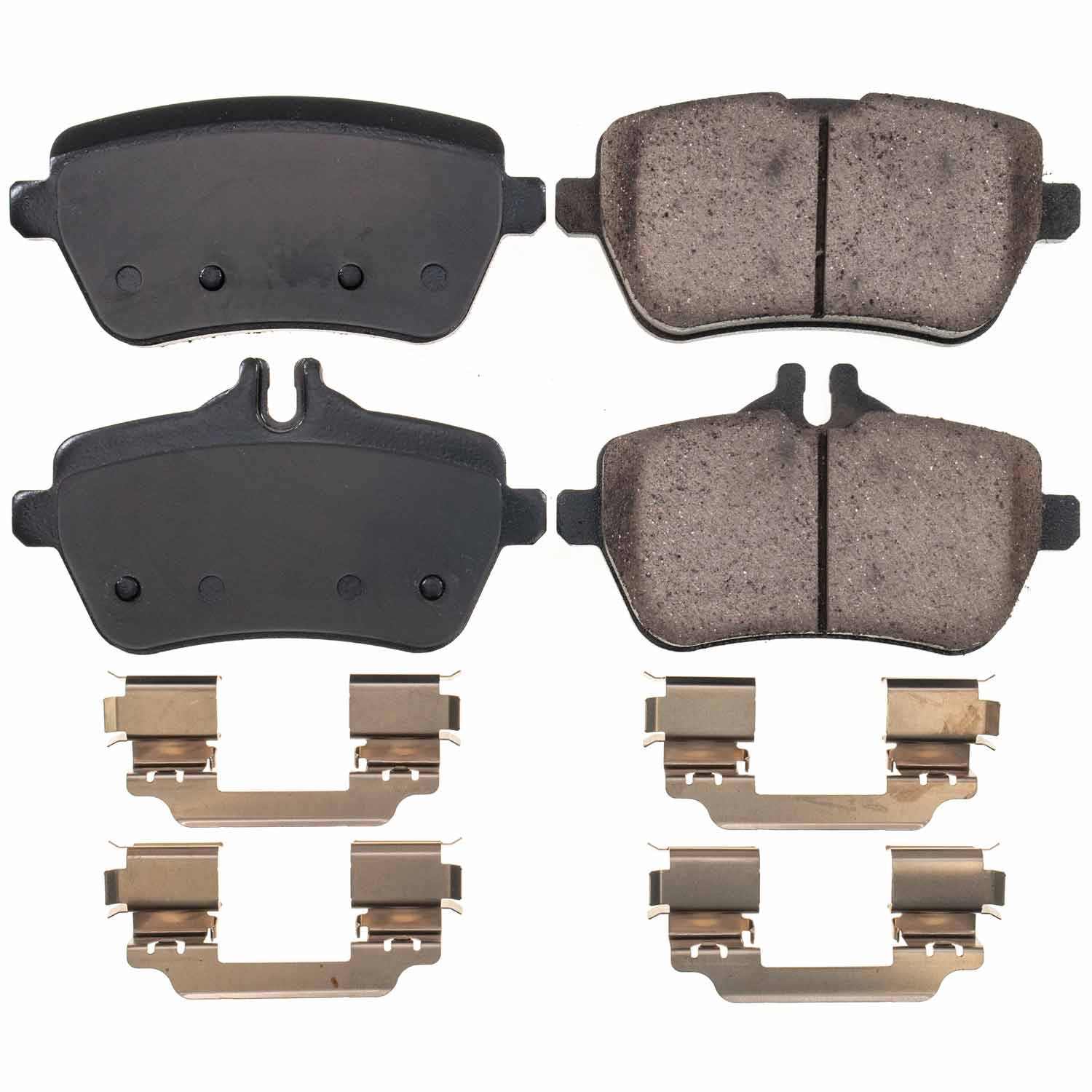 PowerStop Power Stop 2021 Mercedes-Benz S560 Rear Z17 Evo Ceramic Brake Pads w/Hardware 17-1689N