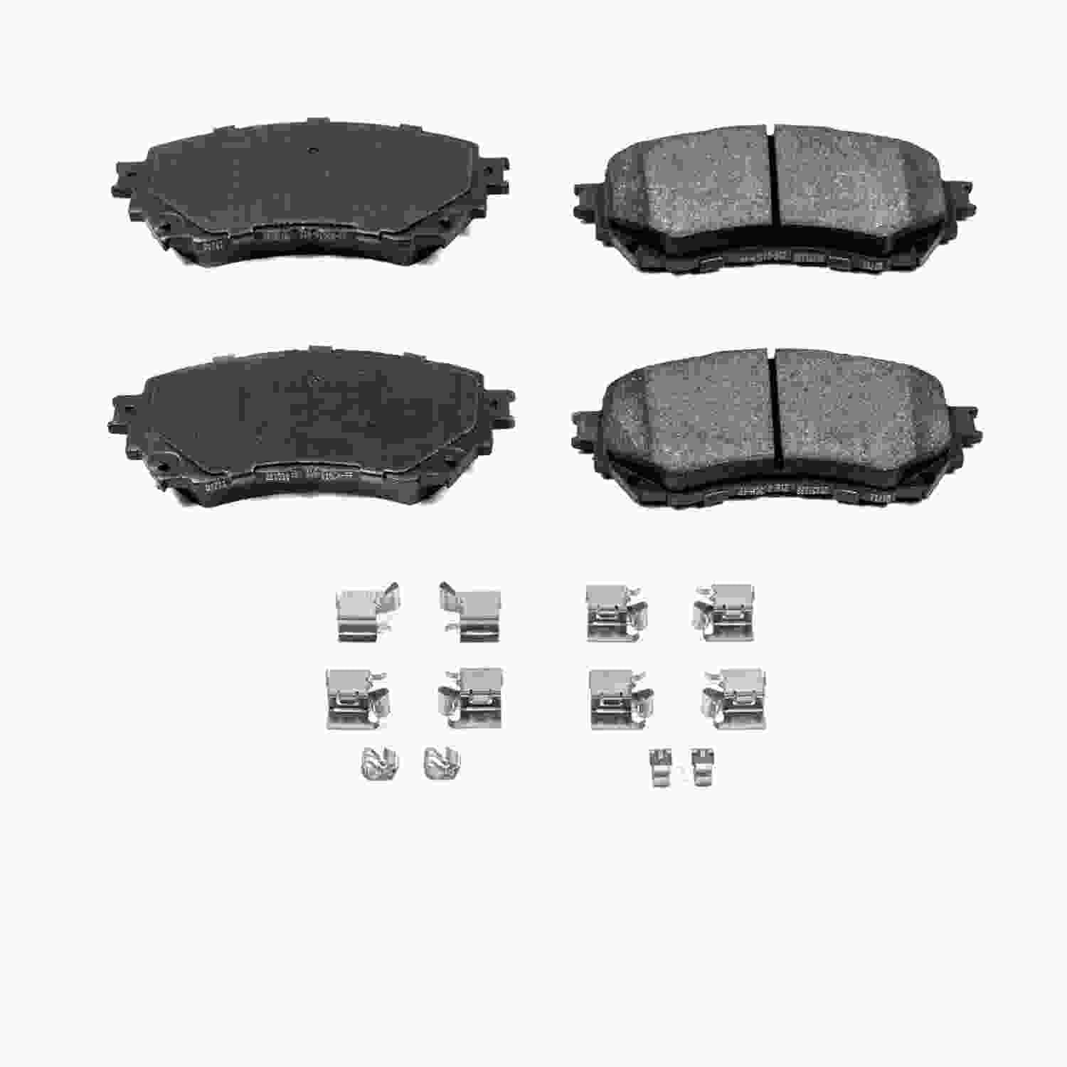 Power Stop 14-19 Mazda 6 Front Z17 Evolution Ceramic Brake Pads w/Hardware 17-1711