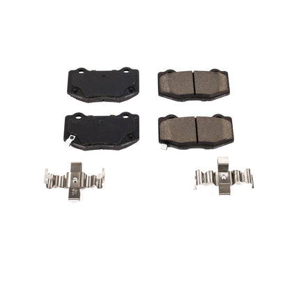 Power Stop 16-19 Cadillac ATS Rear Z17 Evolution Ceramic Brake Pads w/Hardware 17-1718