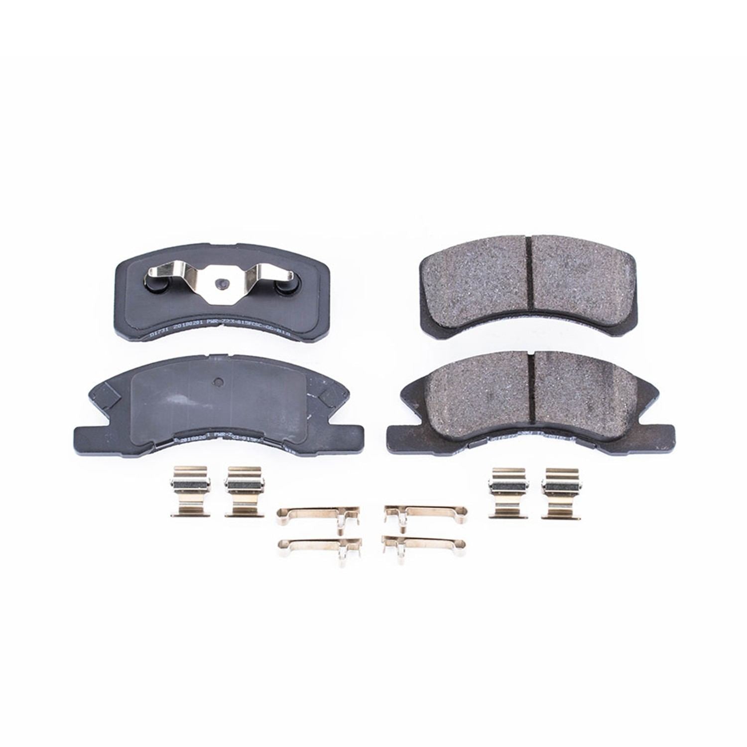 Power Stop 14-15 Mitsubishi Mirage Front Z17 Evolution Ceramic Brake Pads w/Hardware 17-1731
