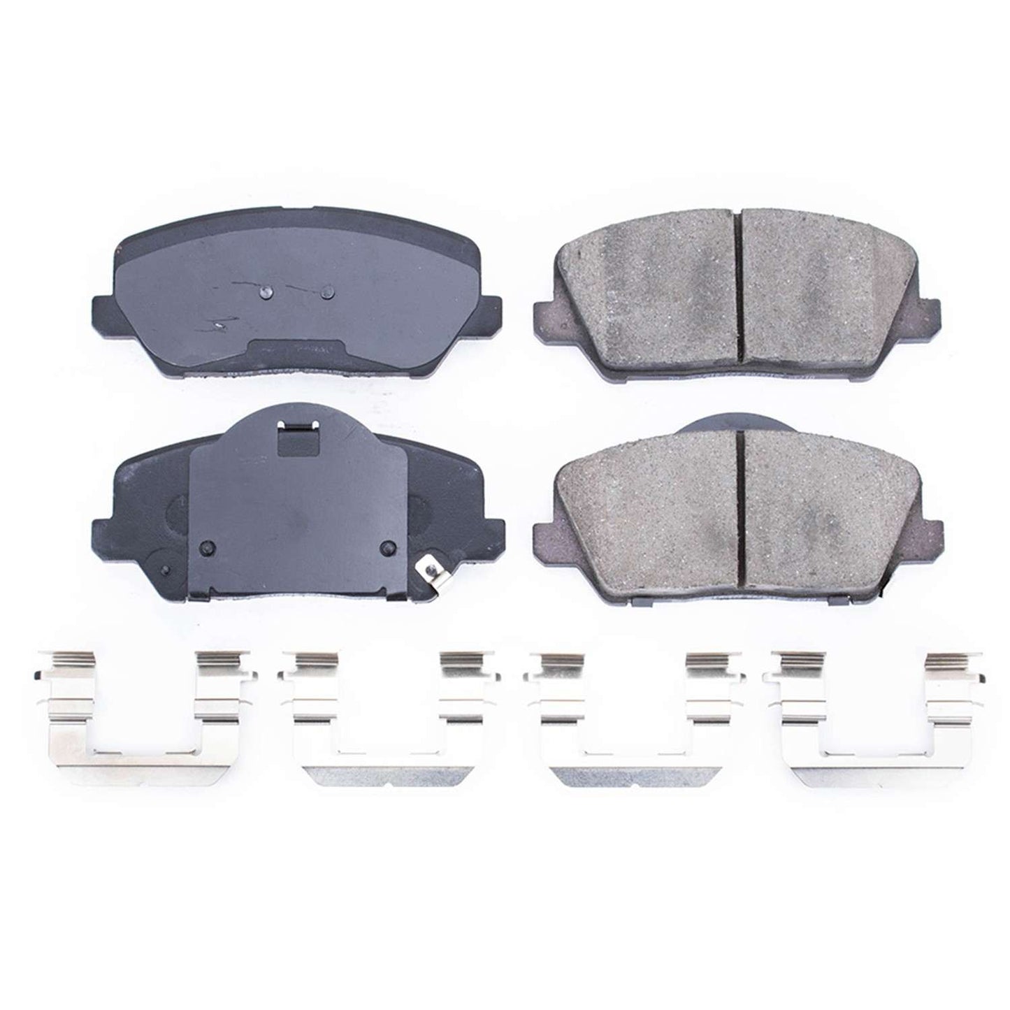 Power Stop 2014 Kia Forte Front Z17 Evolution Ceramic Brake Pads w/Hardware 17-1735