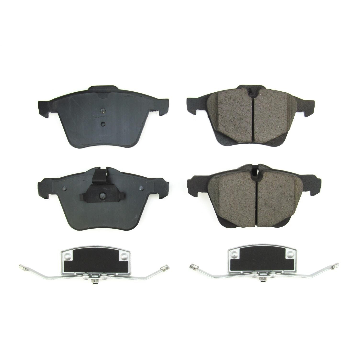 Power Stop 14-19 Jaguar F-Type Front Z17 Evolution Ceramic Brake Pads w/Hardware 17-1751