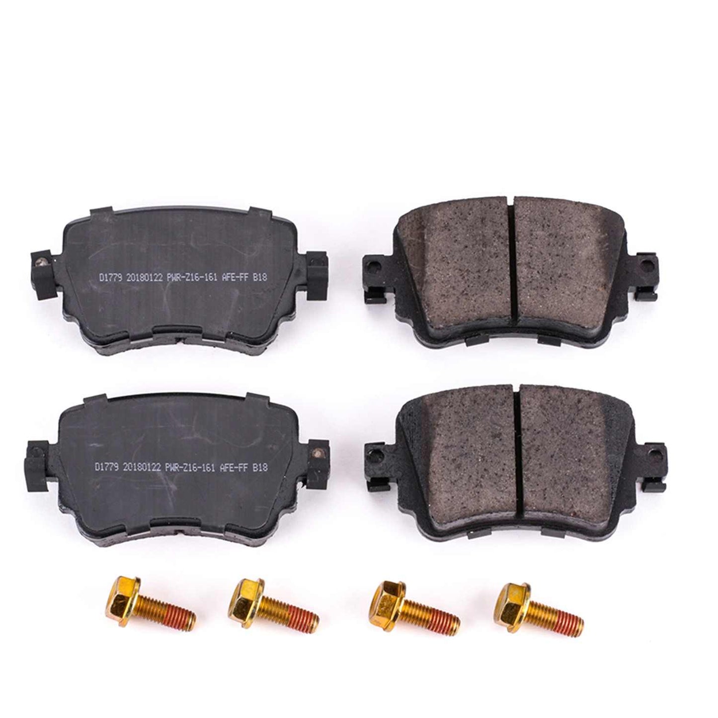 Power Stop 16-18 Audi Q3 Rear Z17 Evolution Ceramic Brake Pads w/Hardware 17-1779