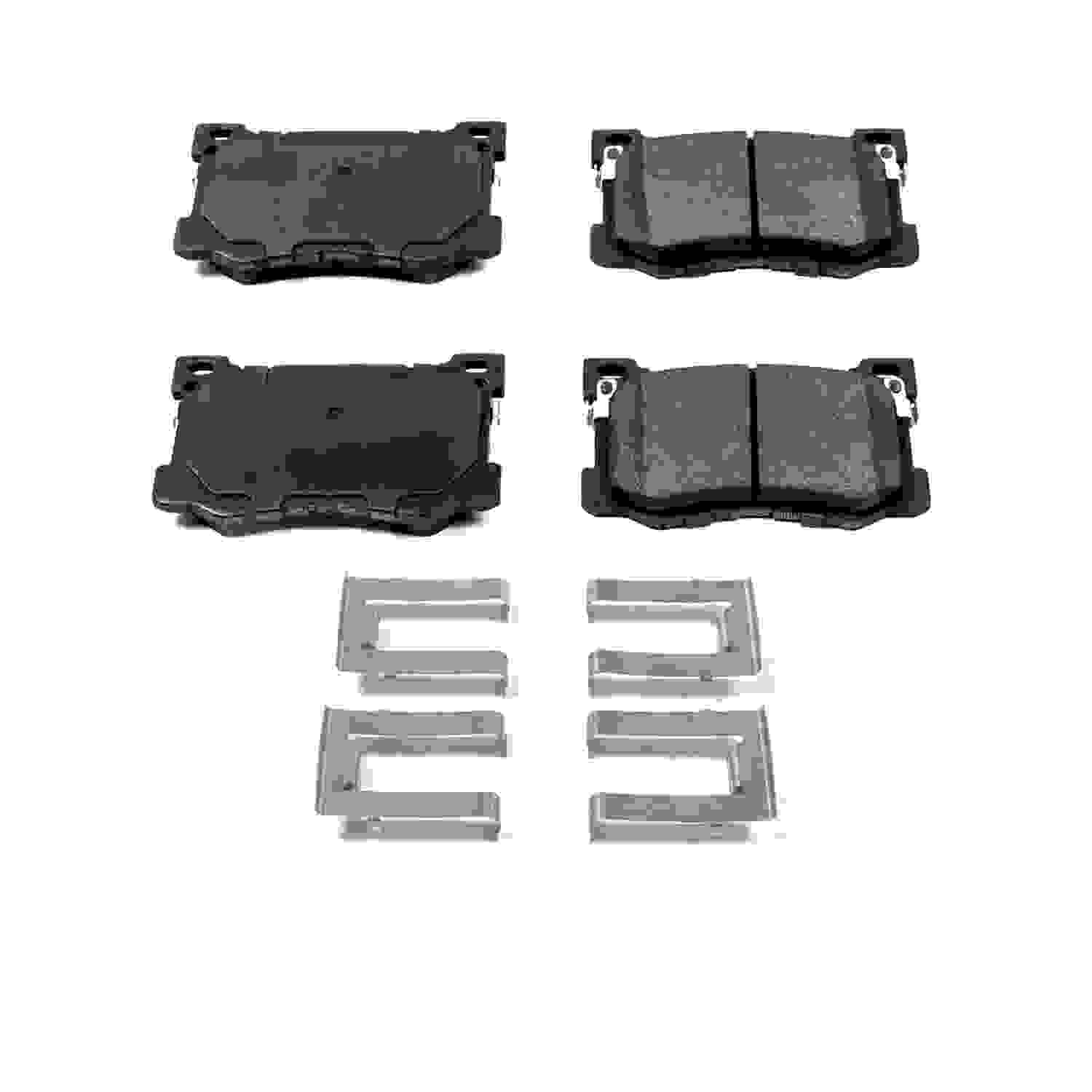 Power Stop 17-19 Genesis G80 Front Z17 Evolution Ceramic Brake Pads w/Hardware 17-1799