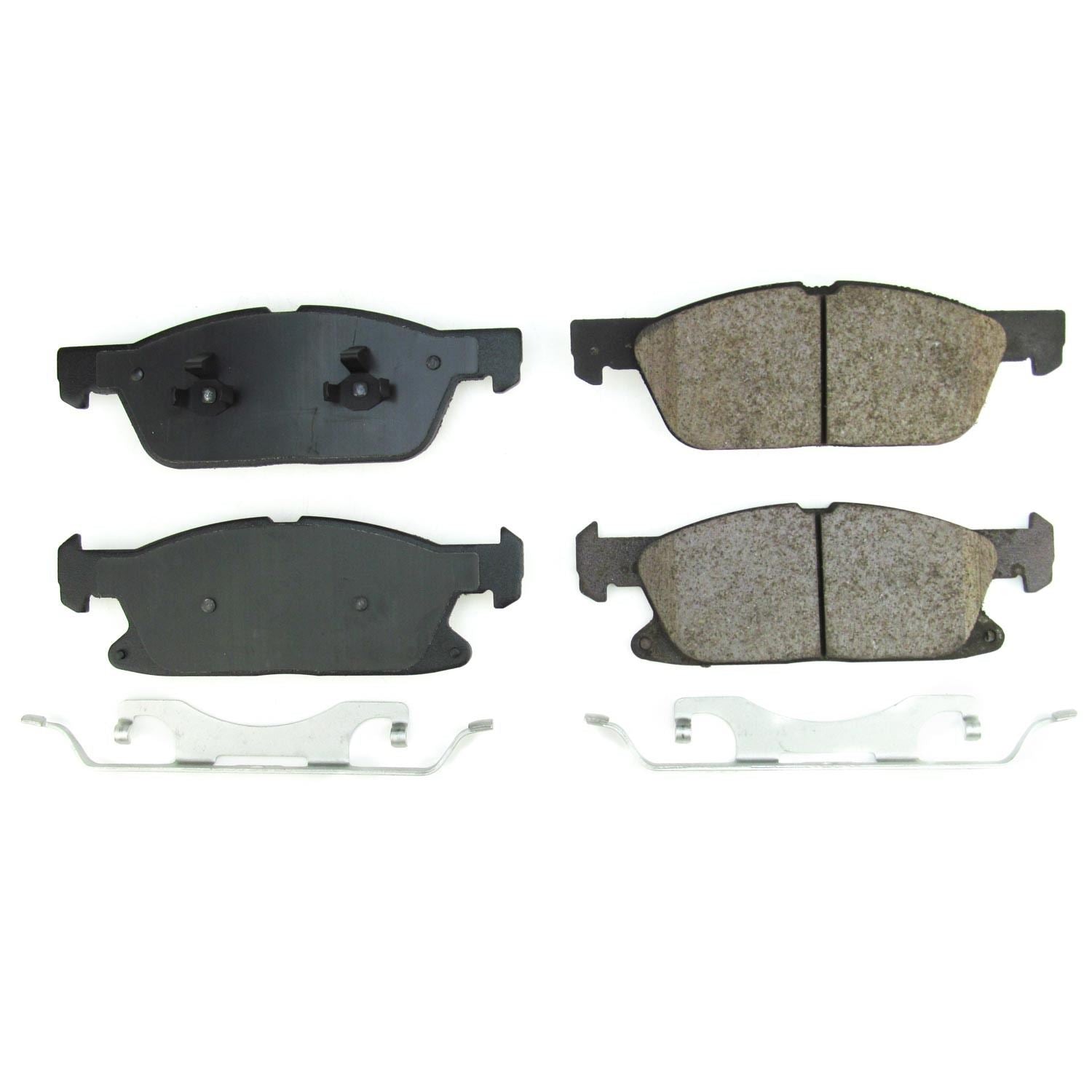 PowerStop Power Stop 17-20 Lincoln MKZ Front Z17 Evo Ceramic Brake Pad w/Hardware 17-1818B