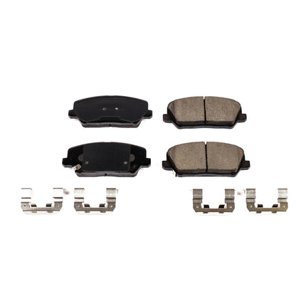 Power Stop 16-17 Hyundai Veloster Front Z17 Evolution Ceramic Brake Pads w/Hardware 17-1827