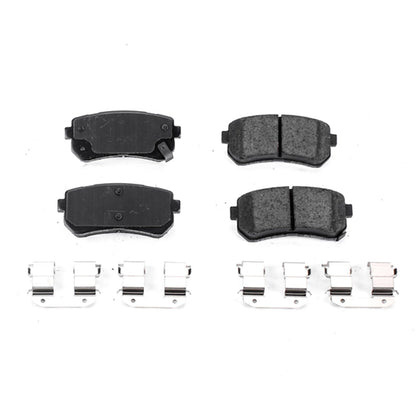 Power Stop 17-19 Hyundai Sonata Rear Z17 Evolution Ceramic Brake Pads w/Hardware 17-1829