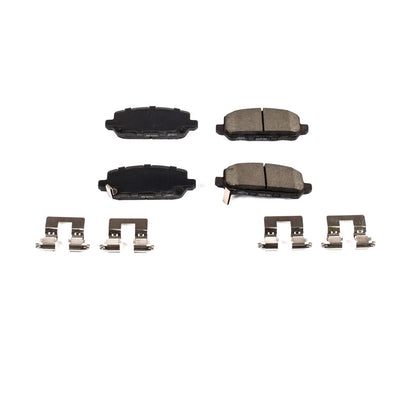 Power Stop 2016 Honda CR-Z Rear Z17 Evolution Ceramic Brake Pads w/Hardware 17-1841