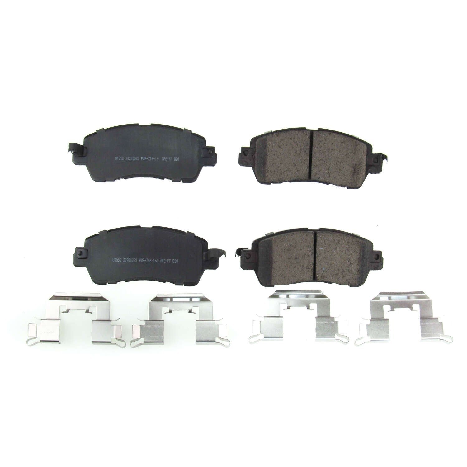 Power Stop 2016 Scion iA Front Z17 Evolution Ceramic Brake Pads w/Hardware 17-1852