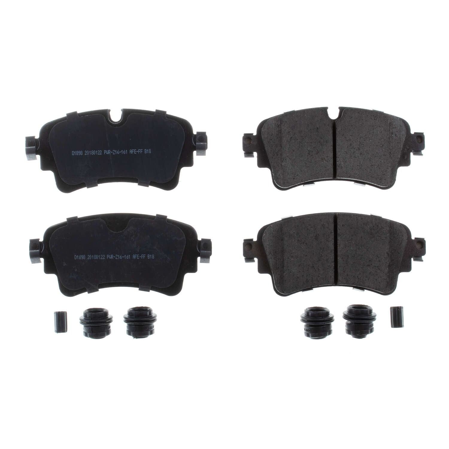 Power Stop 17-19 Audi A4 Rear Z17 Evolution Ceramic Brake Pads w/Hardware 17-1898