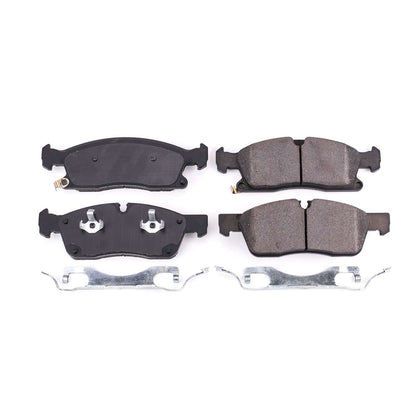 Power Stop 2017 Dodge Durango Front Z17 Evolution Ceramic Brake Pads w/Hardware 17-1904A
