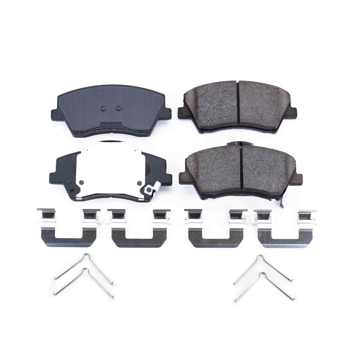 Power Stop 17-19 Hyundai Elantra Front Z17 Evolution Ceramic Brake Pads w/Hardware 17-1912