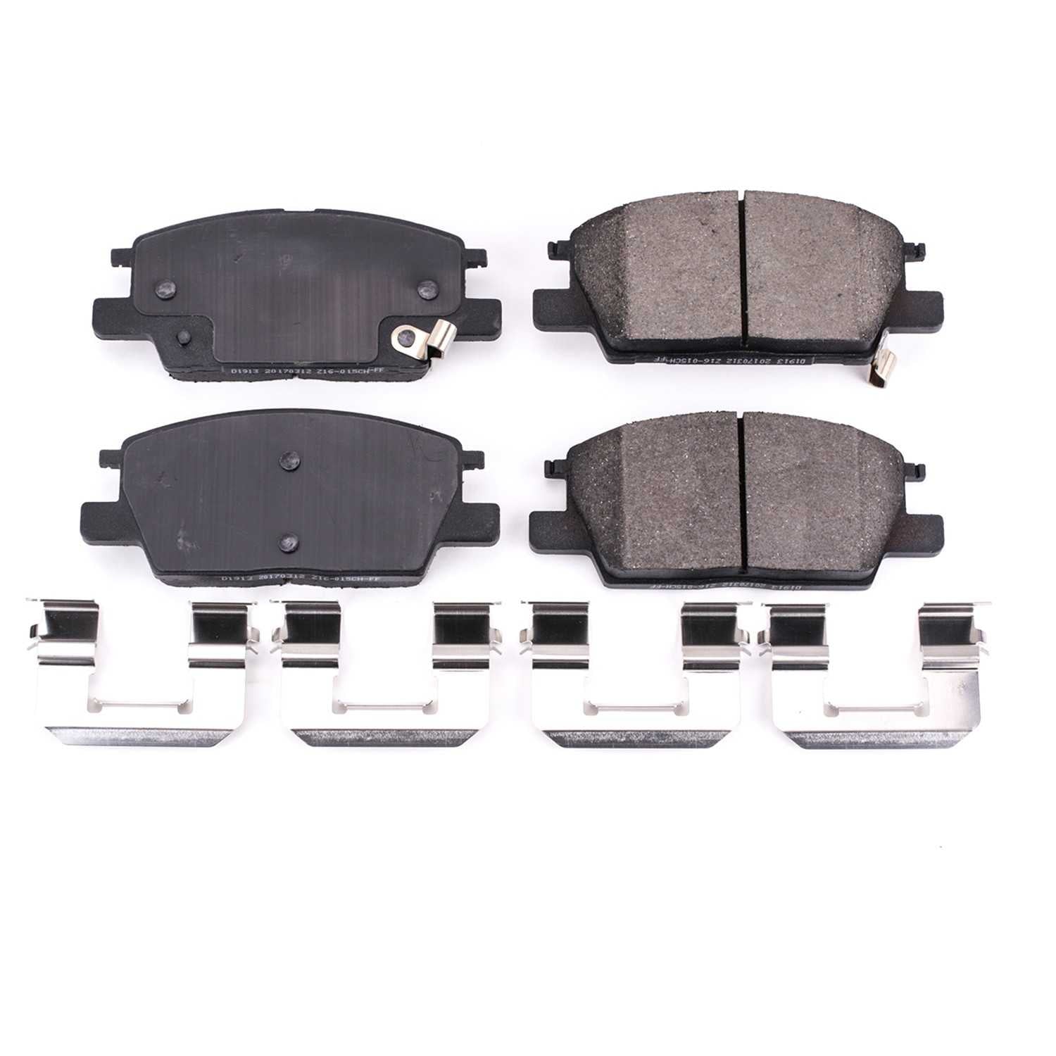 Power Stop 17-19 Buick LaCrosse Front Z17 Evolution Ceramic Brake Pads w/Hardware 17-1913