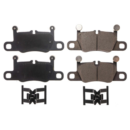 Power Stop 16-18 Porsche 911 Rear Z17 Evolution Ceramic Brake Pads w/Hardware 17-1925