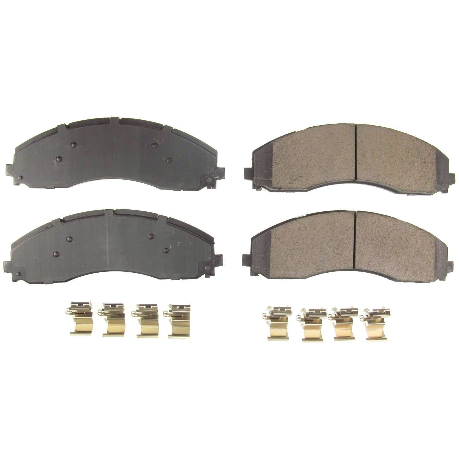 Power Stop 17-19 Ford F-450 Super Duty Front Z17 Evolution Ceramic Brake Pads w/Hardware 17-2018