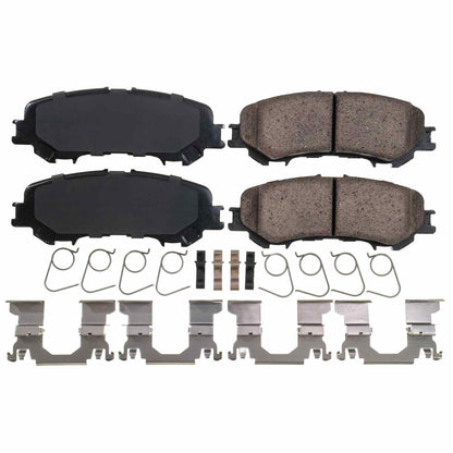 PowerStop Power Stop 21-22 Nissan Titan Rear Z17 Evo Ceramic Brake Pads w/Hardware 17-2032N