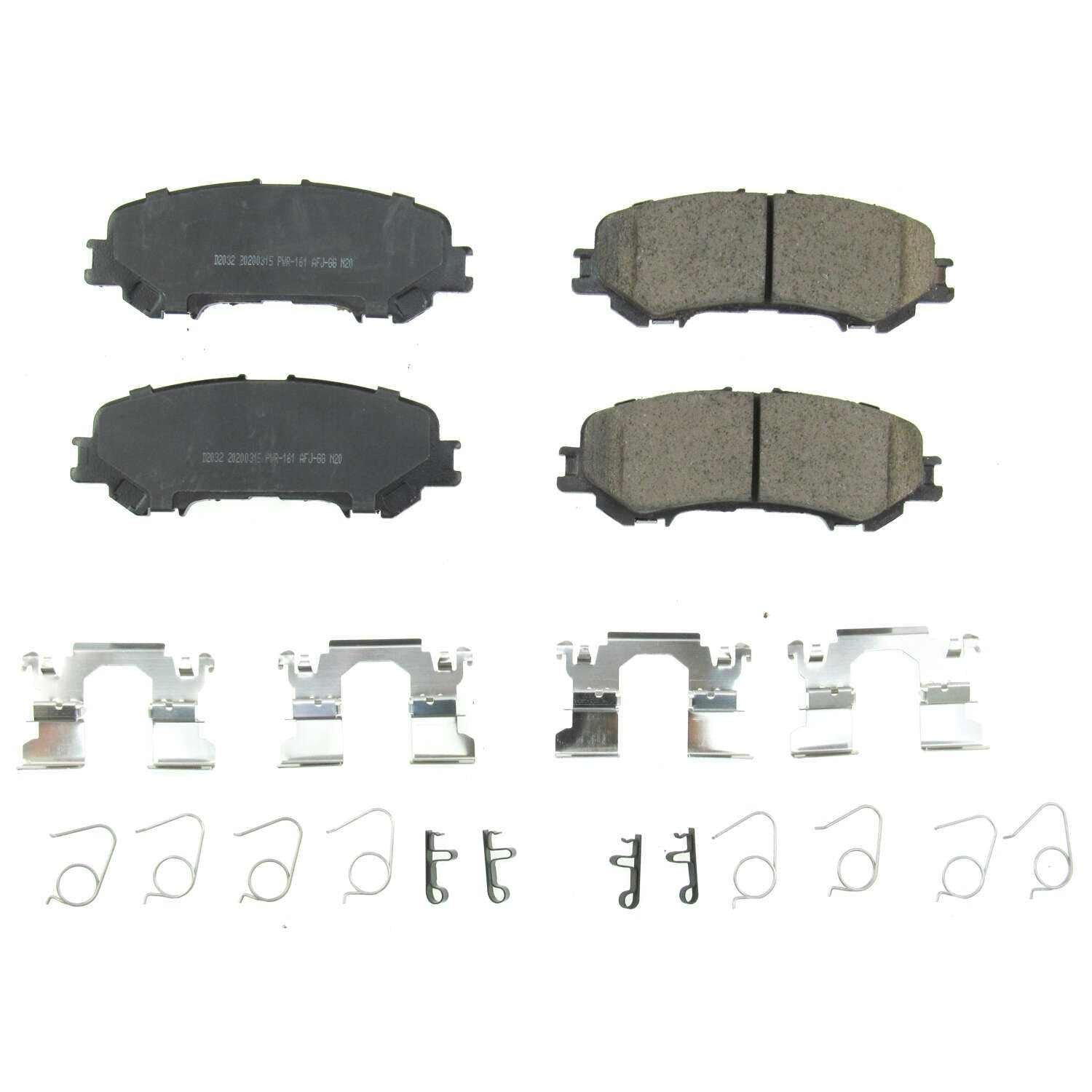 Power Stop 17-19 Nissan Titan Rear Z17 Evolution Ceramic Brake Pads w/Hardware 17-2032