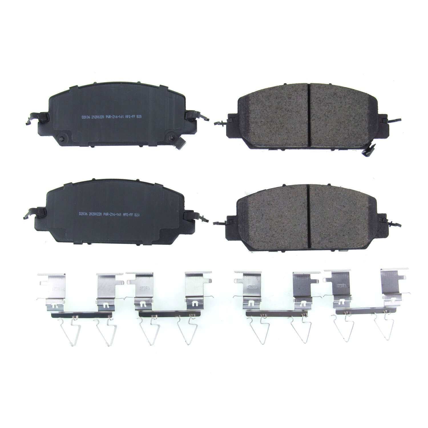Power Stop 18-19 Honda Clarity Front Z17 Evolution Ceramic Brake Pads w/Hardware 17-2036