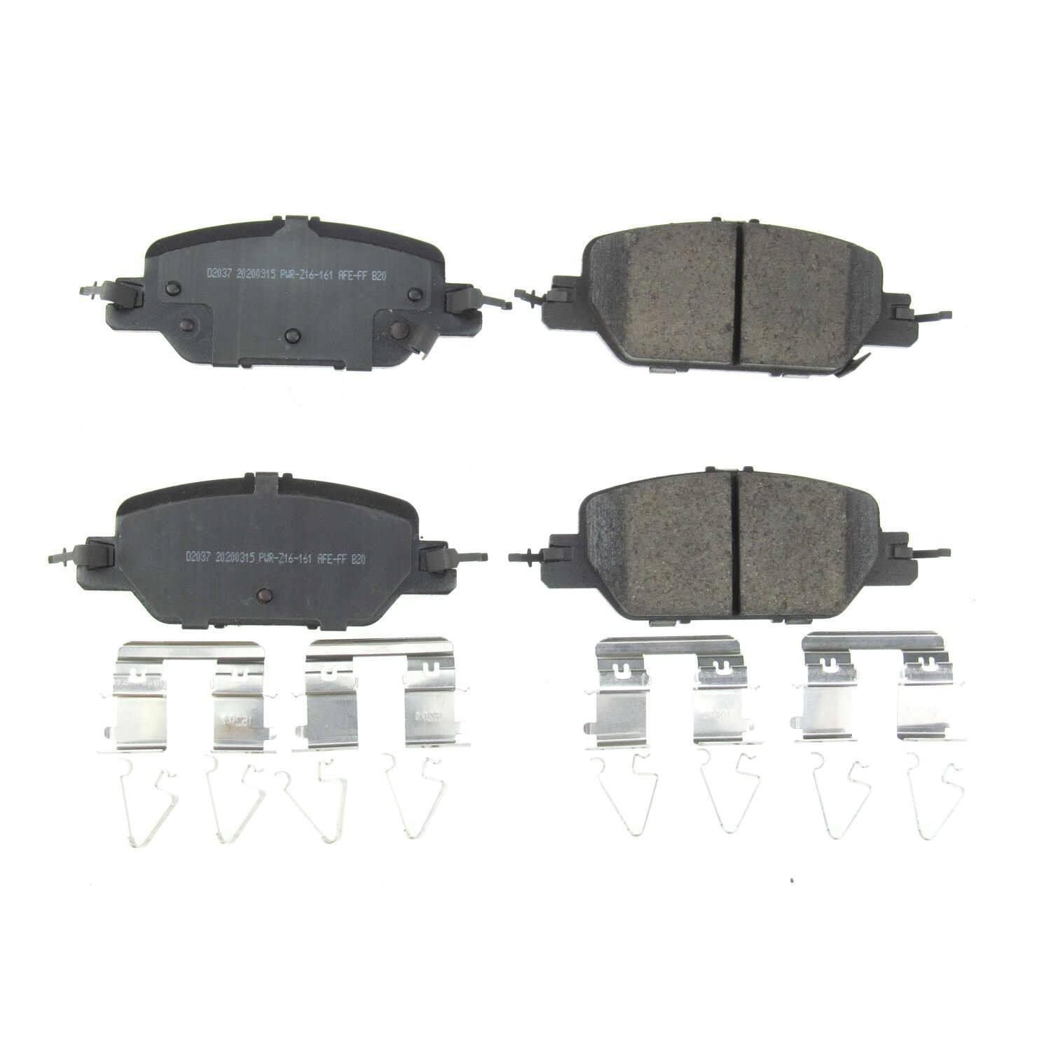 Power Stop 17-19 Honda CR-V Rear Z17 Evolution Ceramic Brake Pads w/Hardware 17-2037