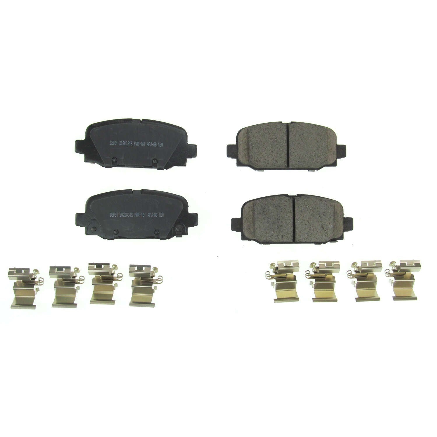 Power Stop 18-19 Jeep Compass Rear Z17 Evolution Ceramic Brake Pads w/Hardware 17-2081