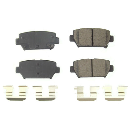Power Stop 2019 Mitsubishi Eclipse Cross Rear Z17 Evolution Ceramic Brake Pads w/Hardware 17-2156