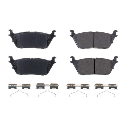 Power Stop 2019 Ram 1500 Rear Z17 Evolution Ceramic Brake Pads w/Hardware 17-2169