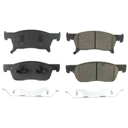 Power Stop 2019 Subaru Ascent Front Z17 Evolution Ceramic Brake Pads w/Hardware 17-2170
