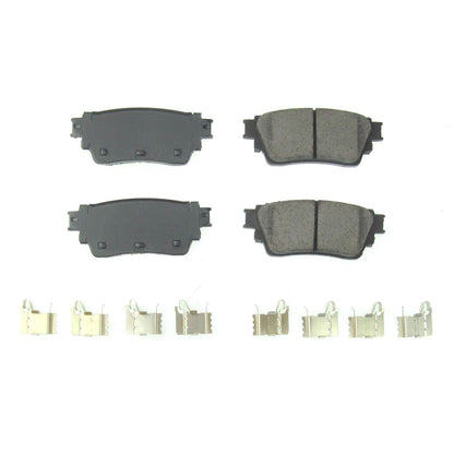 Power Stop 2019 Nissan Altima Rear Z17 Evolution Ceramic Brake Pads w/Hardware 17-2200