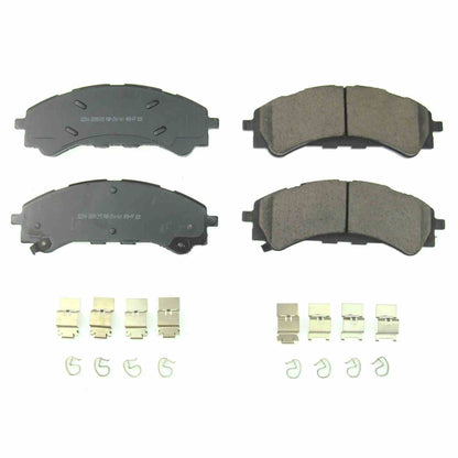 Power Stop 2019 Ford Ranger Front Z17 Evolution Ceramic Brake Pads w/Hardware 17-2216