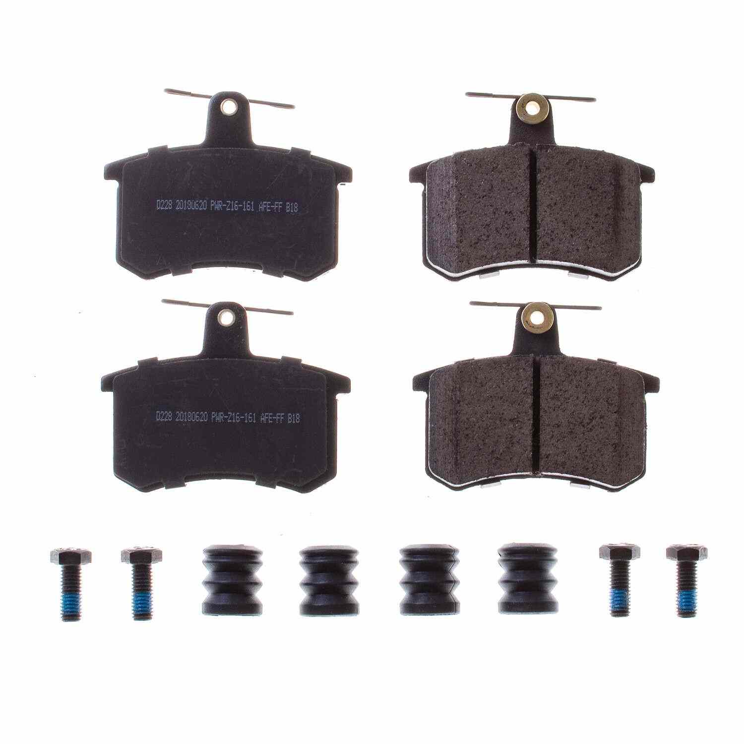 Power Stop 88-92 Audi 80 Rear Z17 Evolution Ceramic Brake Pads w/Hardware 17-228