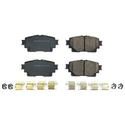 PowerStop Power Stop 20-21 Toyota Highlander Rear Z17 Evo Ceramic Brake Pads w/Hardware 17-2305