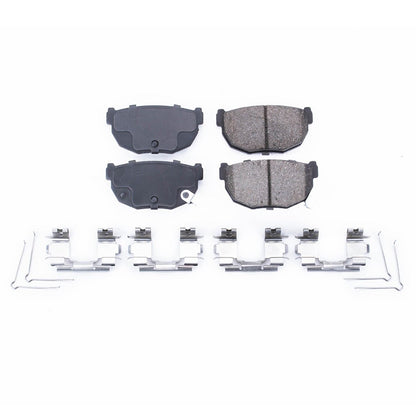 Power Stop 86-88 Nissan 200SX Rear Z17 Evolution Ceramic Brake Pads w/Hardware 17-230