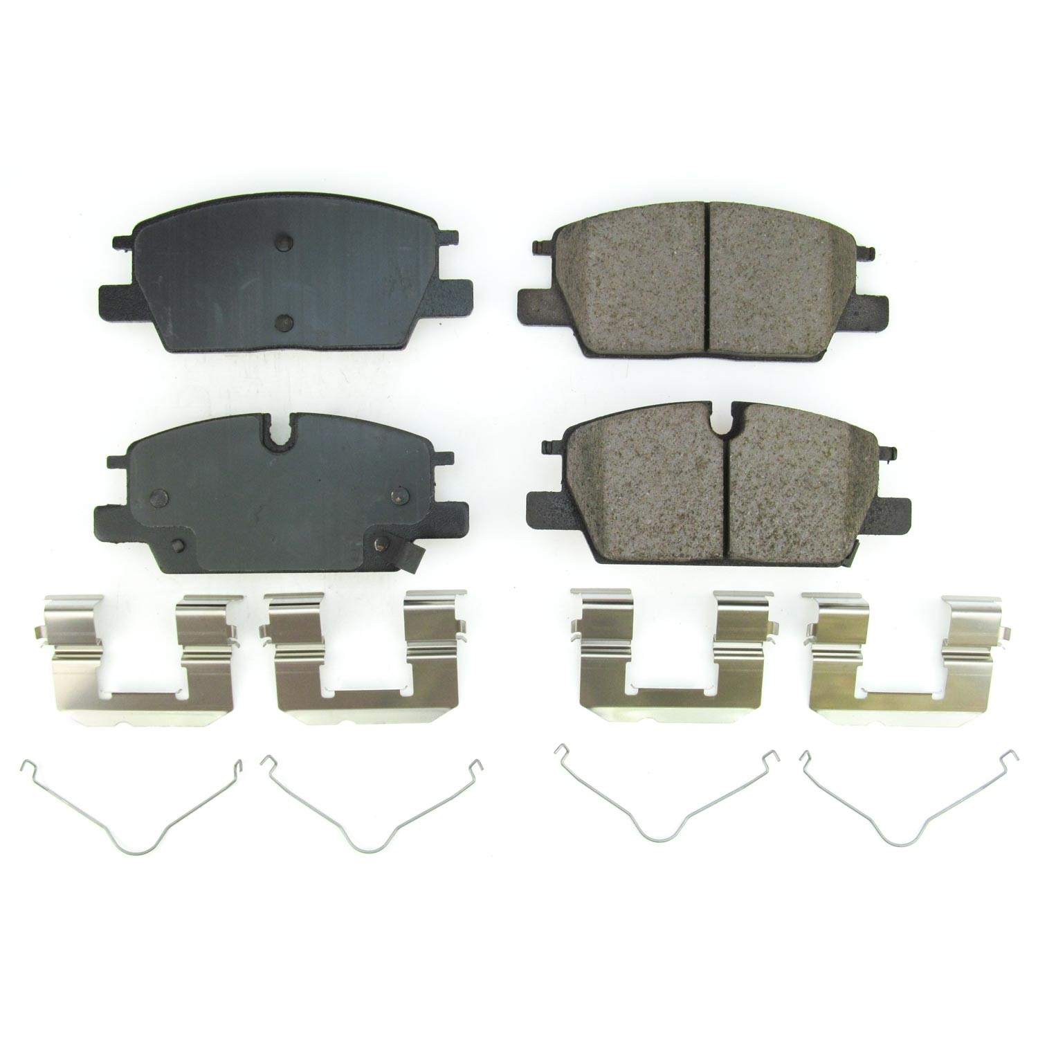 PowerStop Power Stop 2021 Chevrolet Malibu Front Z17 Evo Ceramic Brake Pads w/Hardware 17-2345