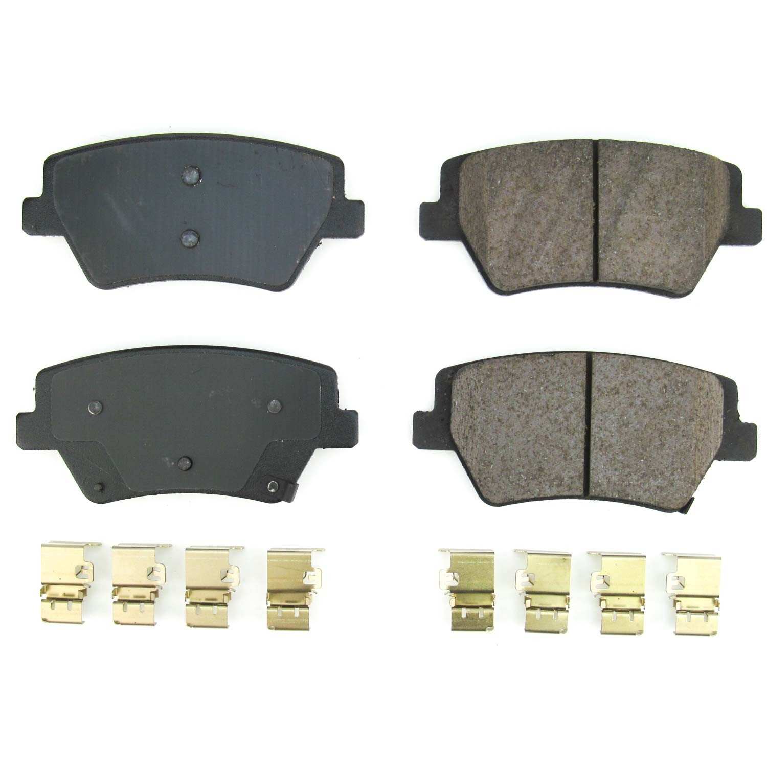 PowerStop Power Stop 2021 Genesis GV80 Rear Z17 Evo Ceramic Brake Pad w/Hardware 17-2377