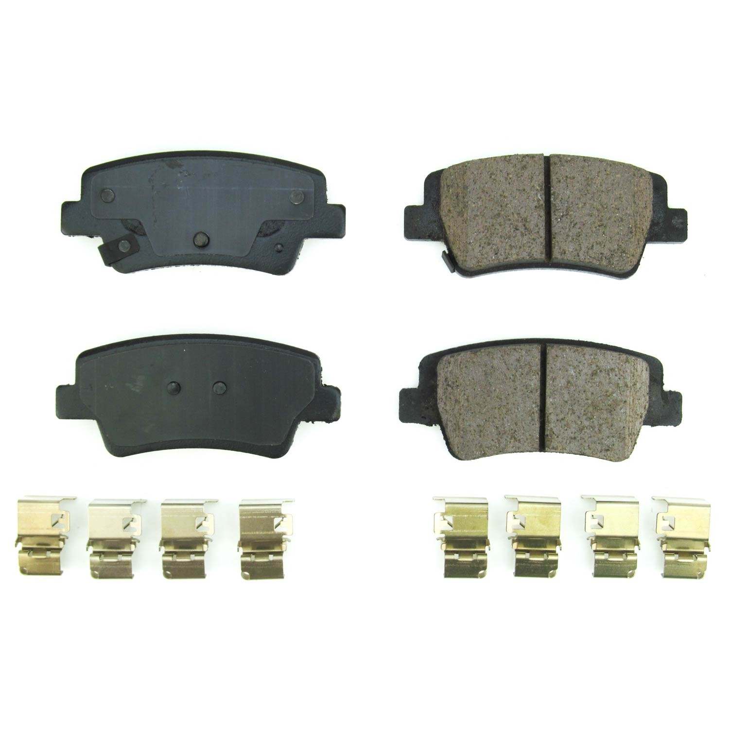 PowerStop Power Stop 21-22 Hyundai Elantra Rear Z17 Evo Ceramic Brake Pad w/Hardware 17-2395