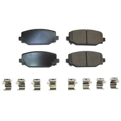PowerStop Power Stop 2022 Jeep Grand Cherokee Rear Z17 Evo Ceramic Brake Pads w/Hardware 17-2411