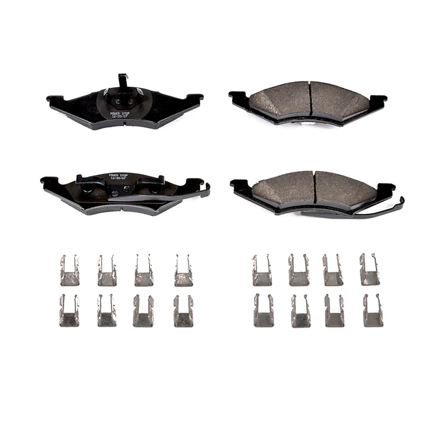 Power Stop 83-90 Ford Escort Front Z17 Evolution Ceramic Brake Pads w/Hardware 17-257