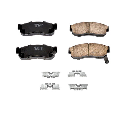 PowerStop Power Stop 1983 Nissan Pulsar Front Z17 Evo Ceramic Brake Pad w/Hardware 17-275