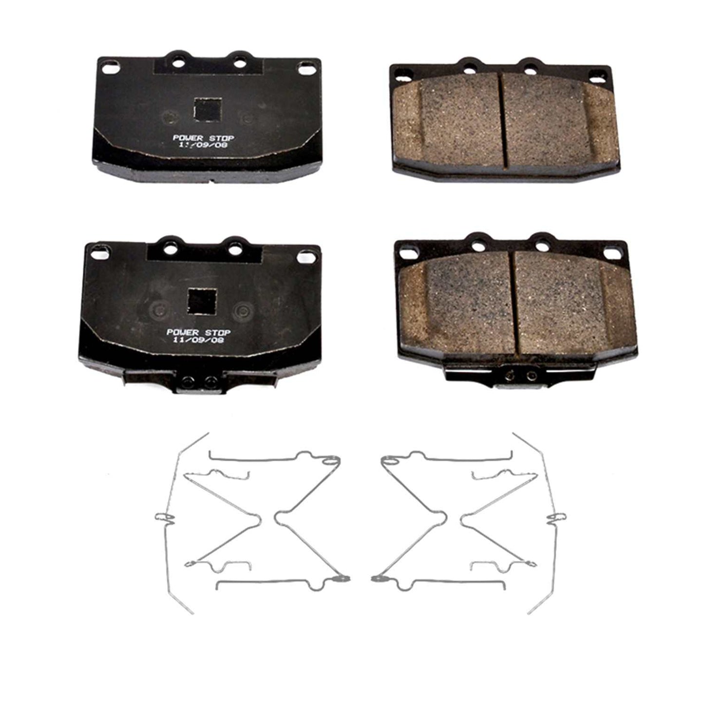 PowerStop Power Stop 86-91 Mazda RX-7 Front Z17 Evolution Ceramic Brake Pads w/Hardware 17-331