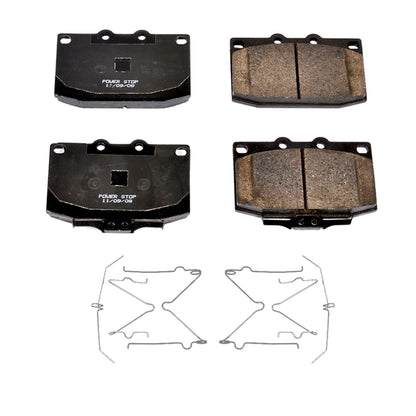 PowerStop Power Stop 86-91 Mazda RX-7 Front Z17 Evolution Ceramic Brake Pads w/Hardware 17-331
