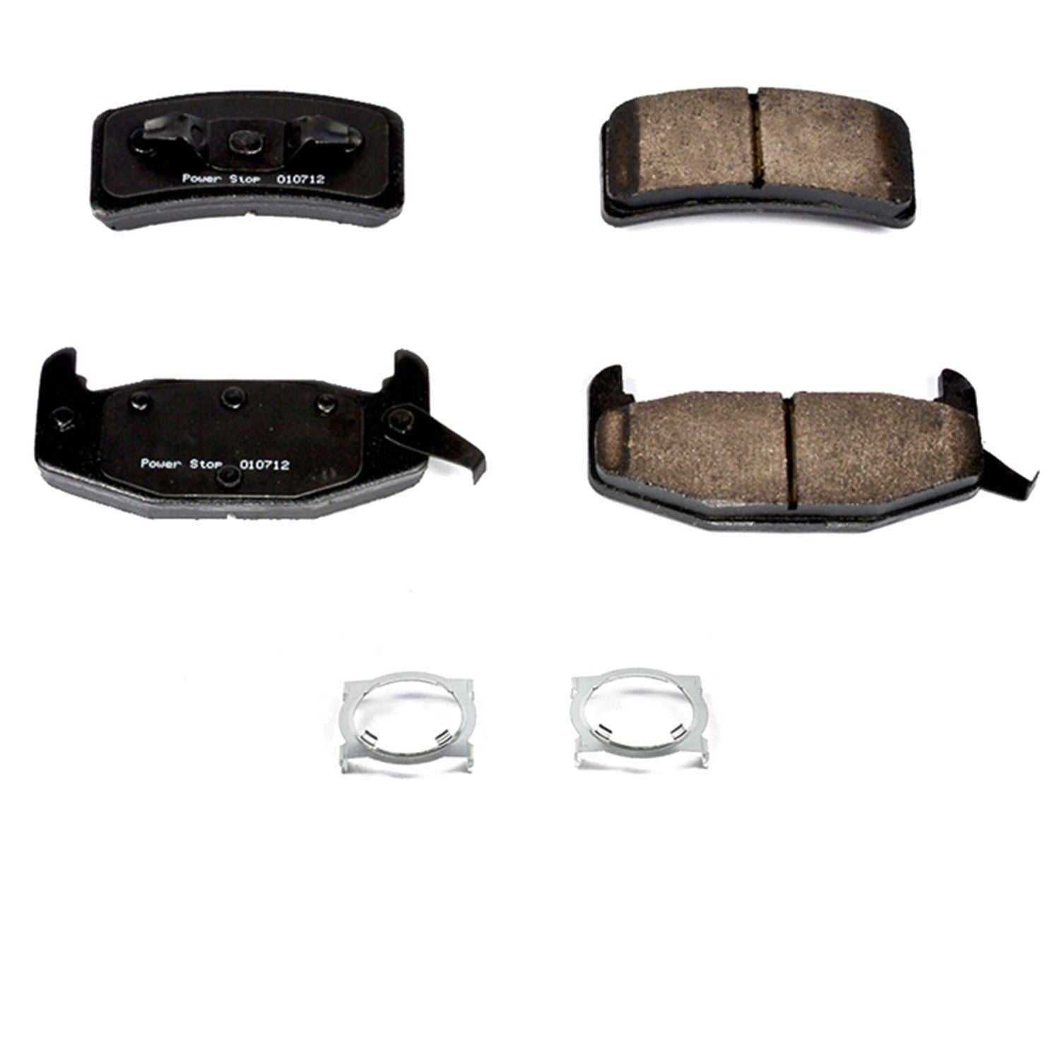 Power Stop 88-93 Buick Regal Rear Z17 Evolution Ceramic Brake Pads w/Hardware 17-377