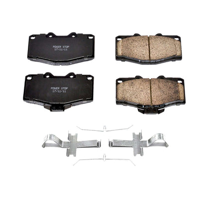 Power Stop 88-91 Toyota 4Runner Front Z17 Evolution Ceramic Brake Pads w/Hardware 17-410