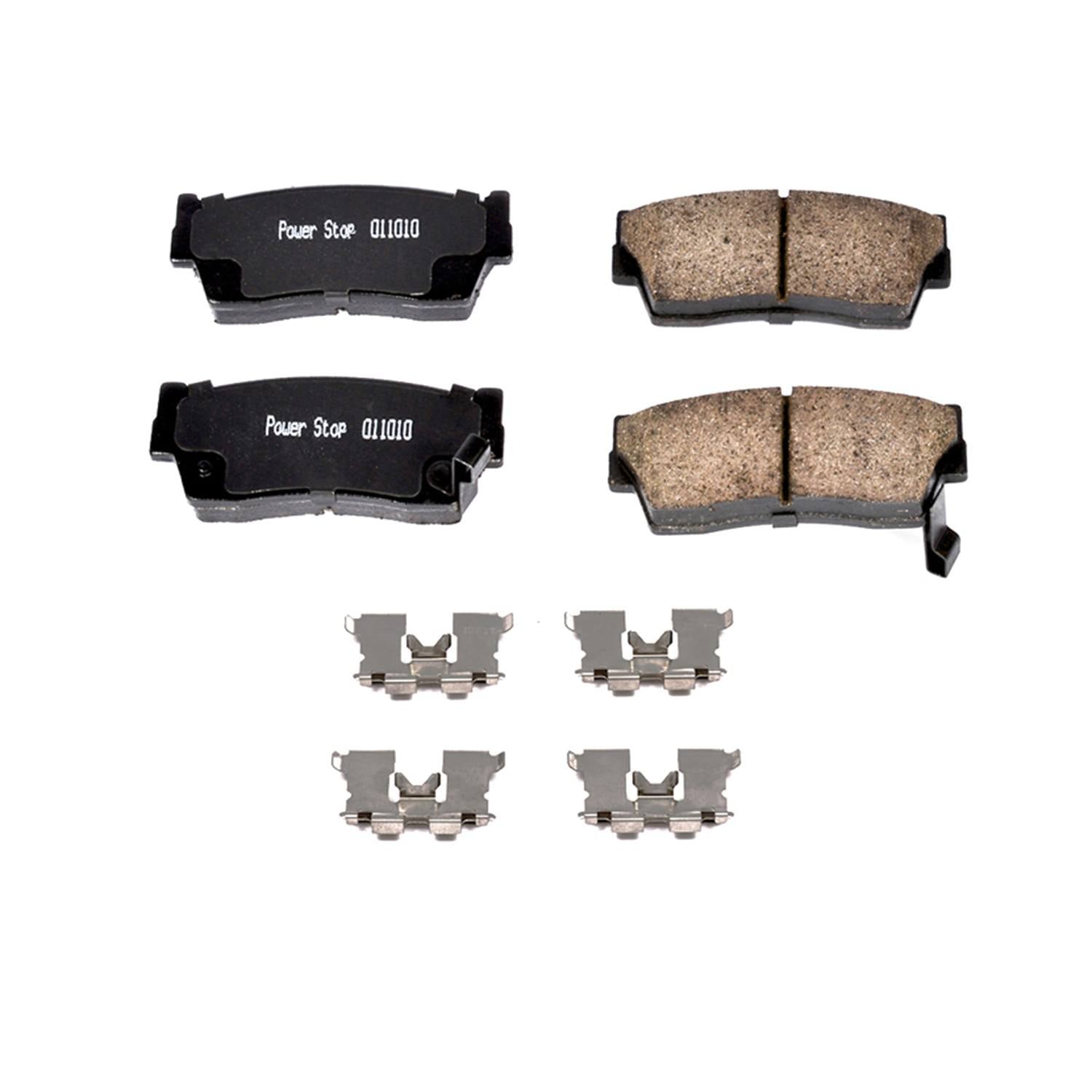 Power Stop 89-97 Geo Tracker Front Z17 Evolution Ceramic Brake Pads w/Hardware 17-418