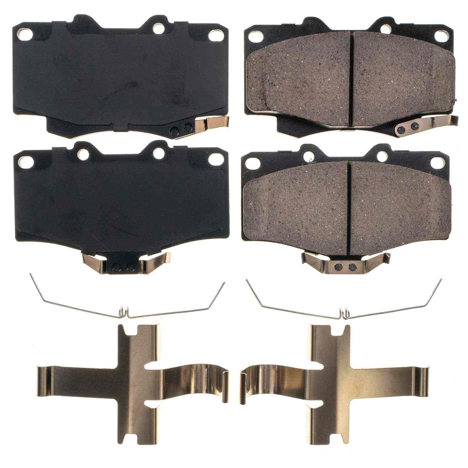 Power Stop 96-02 Toyota 4Runner Front Z17 Evolution Ceramic Brake Pads w/Hardware 17-436