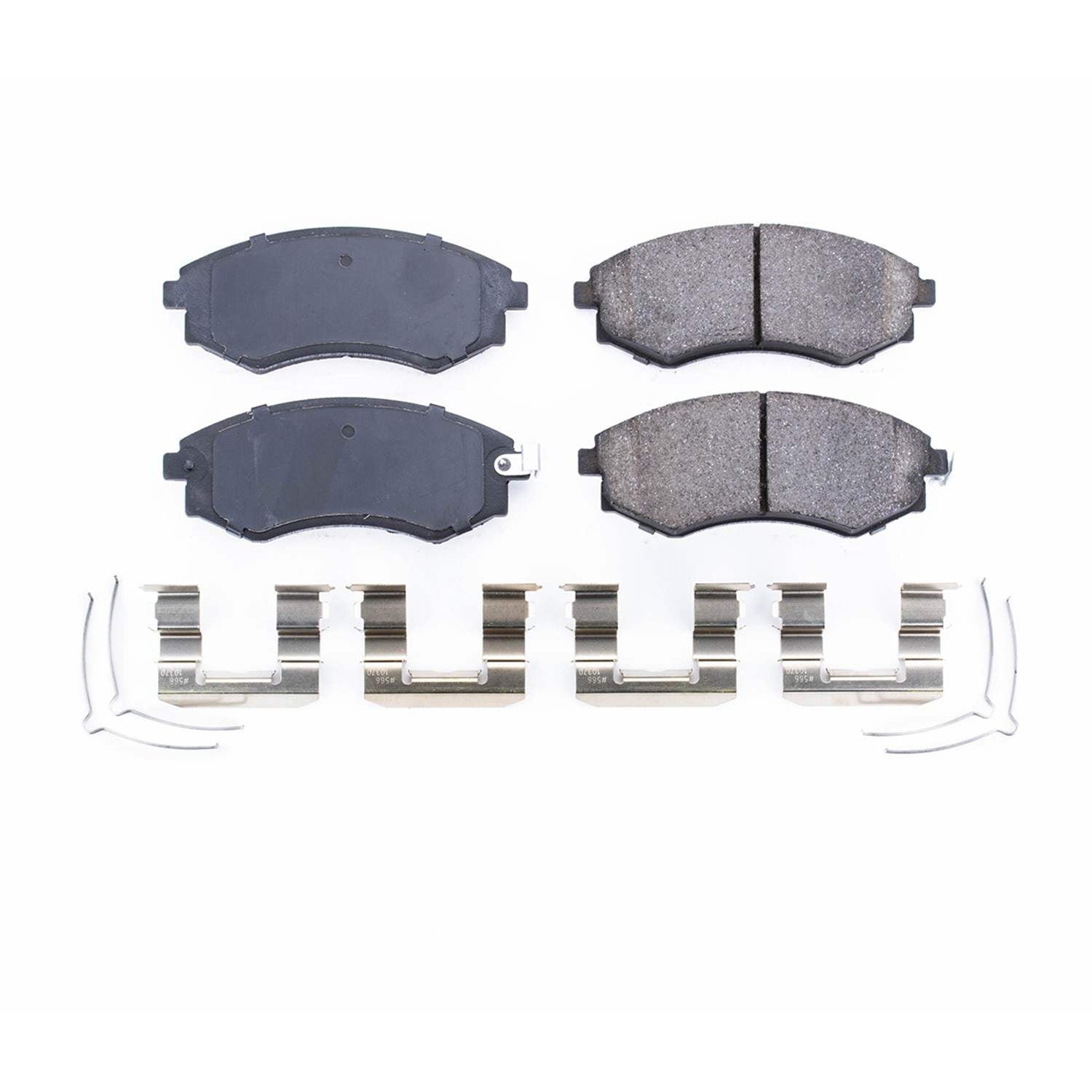 Power Stop 92-01 Hyundai Elantra Front Z17 Evolution Ceramic Brake Pads w/Hardware 17-449