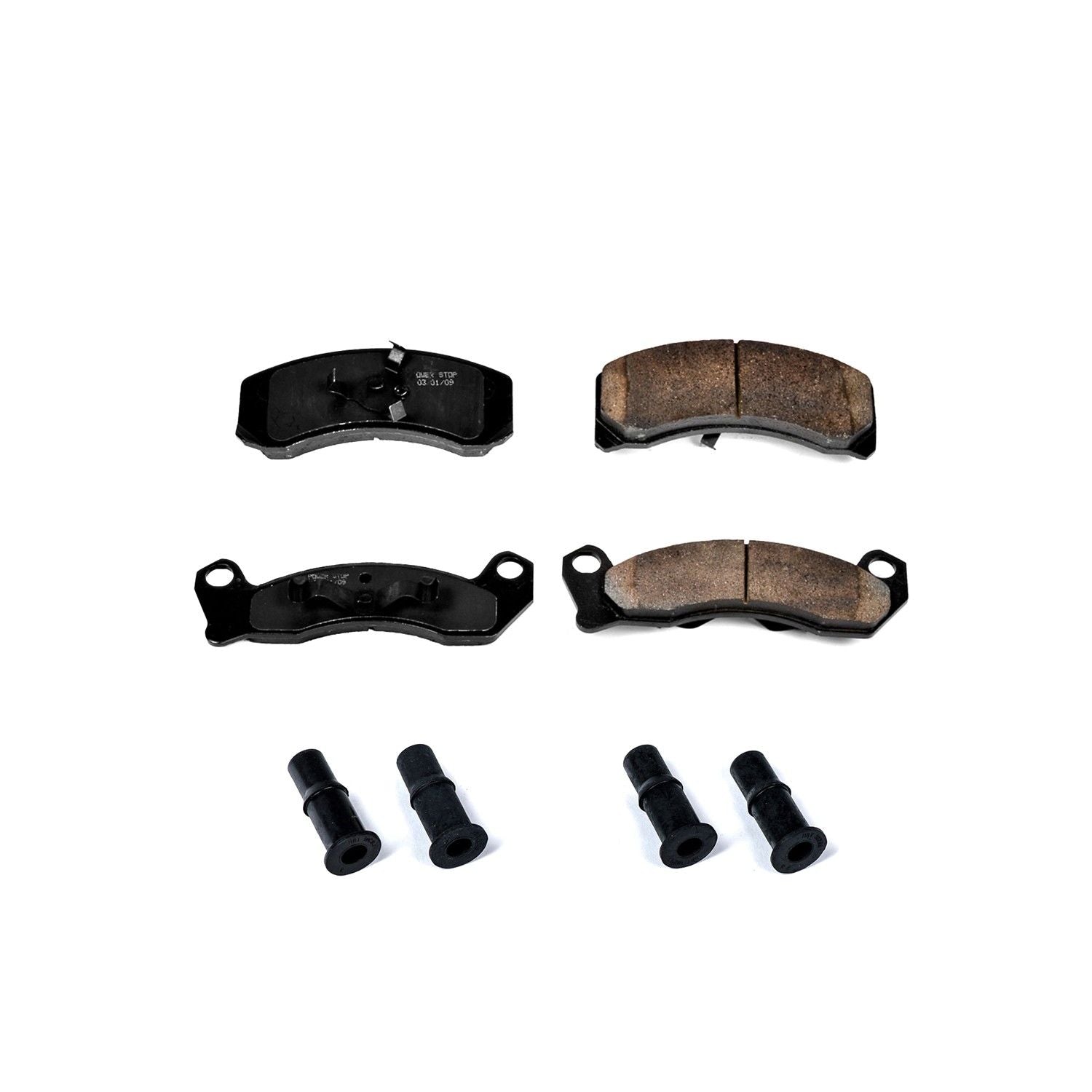 Power Stop 90-91 Ford Country Squire Front Z17 Evolution Ceramic Brake Pads w/Hardware 17-499