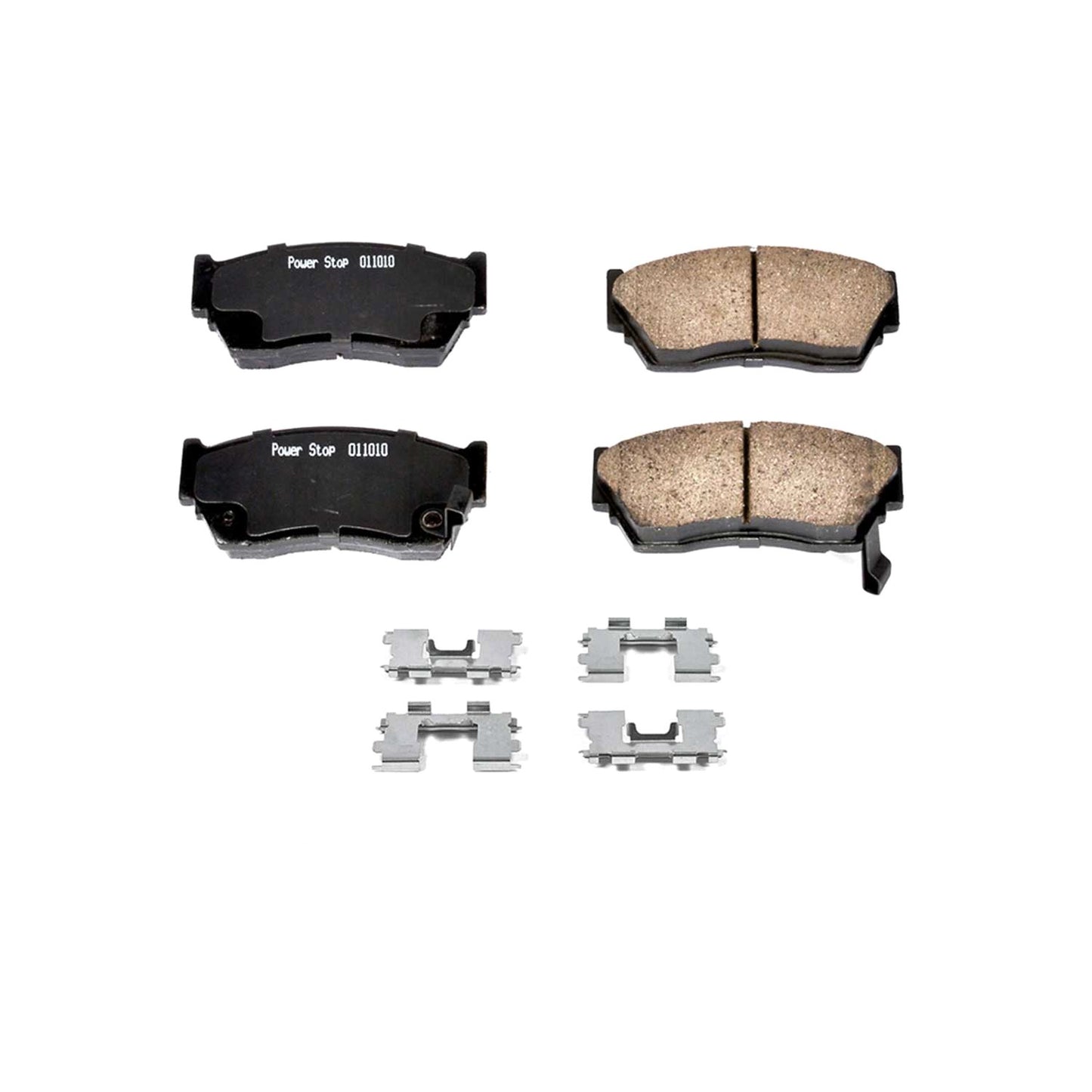Power Stop 91-93 Nissan NX Front Z17 Evolution Ceramic Brake Pads w/Hardware 17-510
