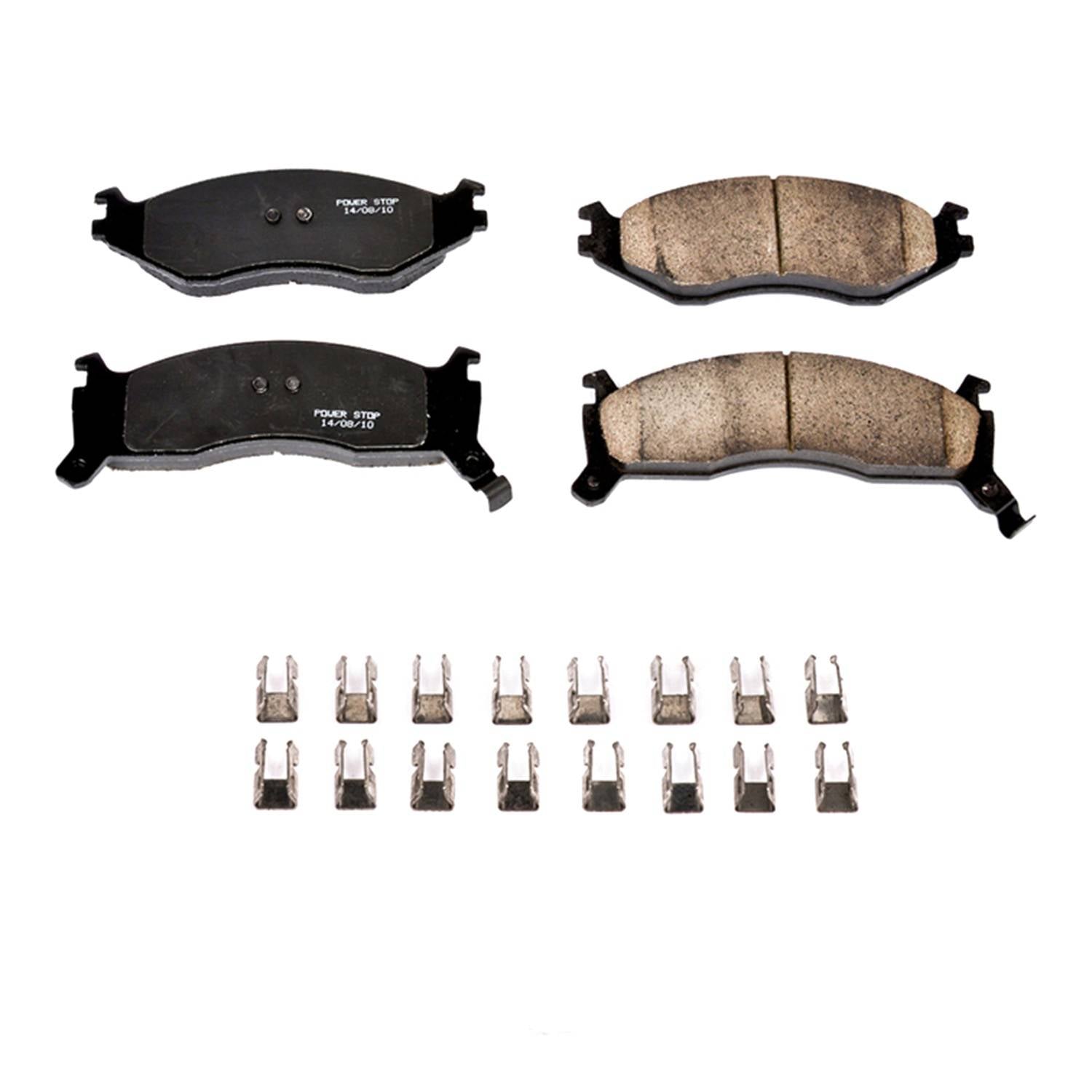 Power Stop 92-93 Chrysler Daytona Front Z17 Evolution Ceramic Brake Pads w/Hardware 17-521