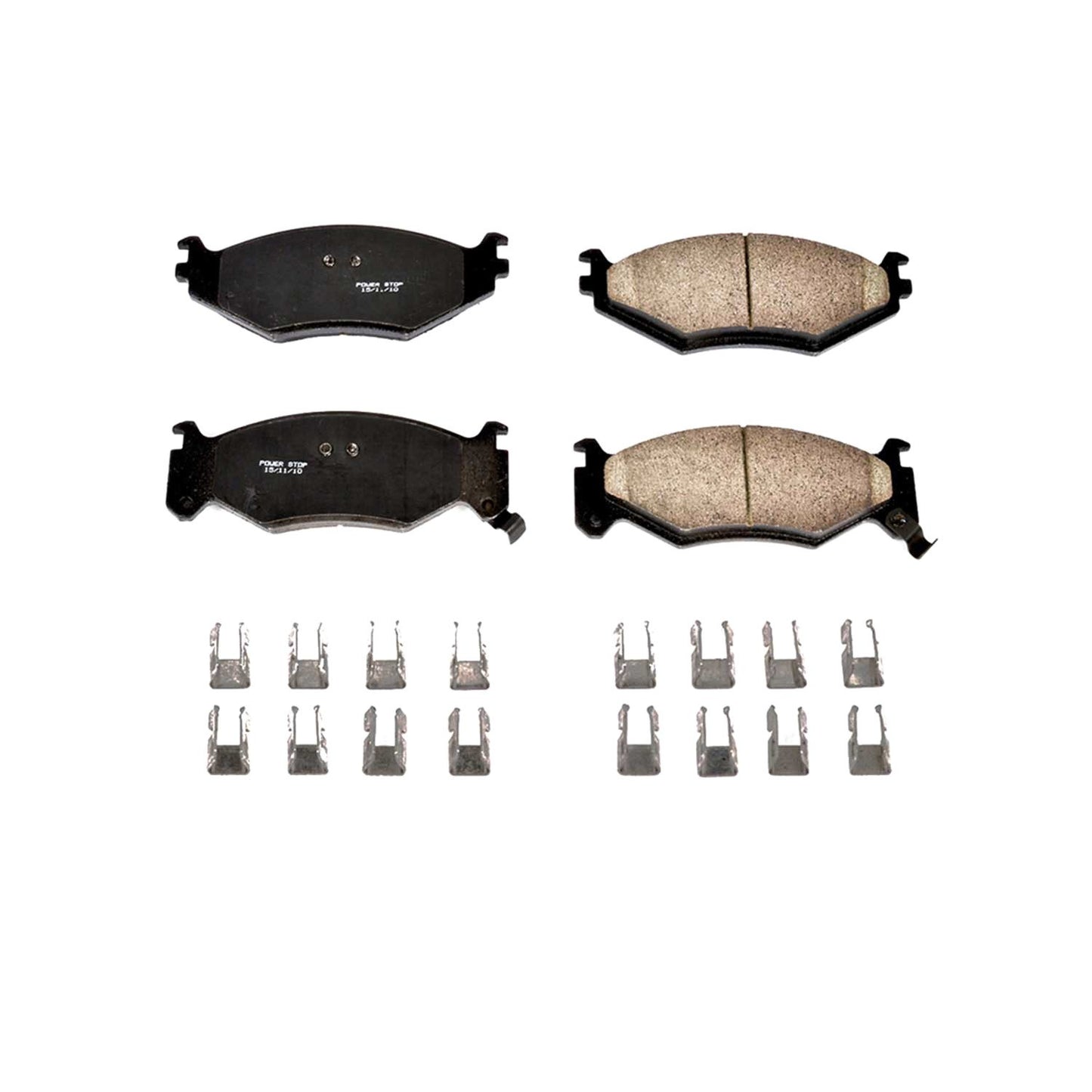 Power Stop 91-92 Chrysler Daytona Front Z17 Evolution Ceramic Brake Pads w/Hardware 17-522