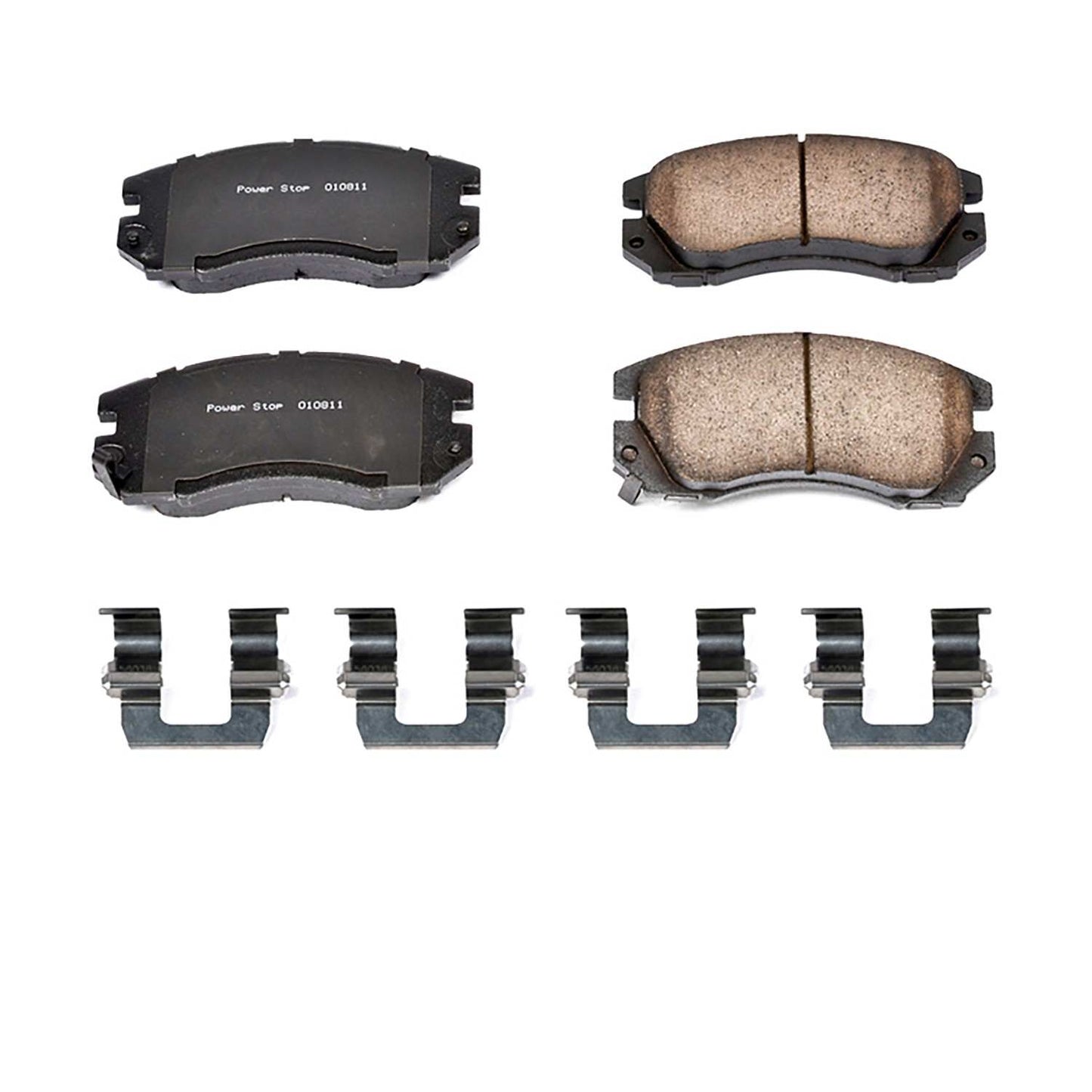 Power Stop 91-94 Subaru Legacy Front Z17 Evolution Ceramic Brake Pads w/Hardware 17-563
